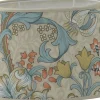 Golden Lily Lampskärm Oval 25cm Linen/Teal William Morris