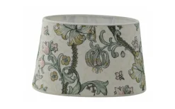 Golden Lily Oval Lampskärm 30cm Embroidery Linen Blush William Morris