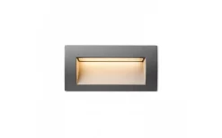 Gordiq L Vägglampa LED Antracitgrå