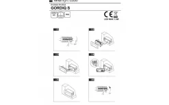 Gordiq S Vägglampa LED Vit