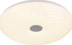 Gravity Plafond LED 37cm vit/krom