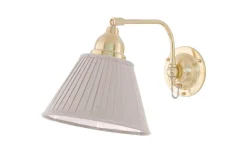 Gripenberg - Mässing / Fast montage / Vit sld