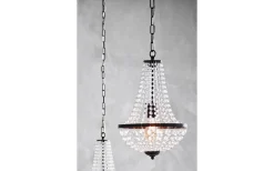 Gränsö Kristallkrona Svart 30 cm