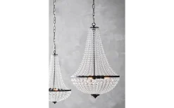 Gränsö Kristallkrona Svart 50 cm