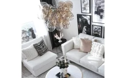 Gross Grande Taklampa 62cm Amber