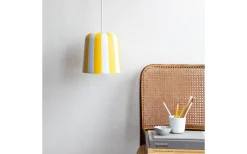 Gry Fönsterlampa 20cm Gula Ränder