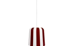 Gry Fönsterlampa 20cm Mörkröda Ränder