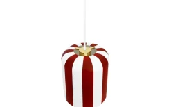 Gry Fönsterlampa 20cm Mörkröda Ränder