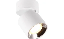 Guayana Spotlight 1-dels GU10 matt vit