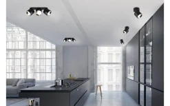 Guayana Spotlight 1-dels GU10 mattsvart