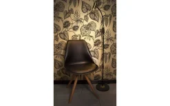 Gusto Golvlampa 135cm LED 5W 3000K Svart/Mässing