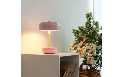 Haipot Uppladdningsbar Bordslampa 26cm LED 3000K 3W Rosa IP44