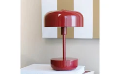 Haipot Uppladdningsbar Bordslampa 26cm LED 3000K 3W Mörkröd IP44