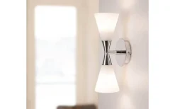 Harlekin Duo Vägglampa Krom