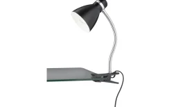 Harvey Klämlampa E27 mattsvart