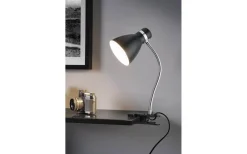 Harvey Klämlampa E27 mattsvart