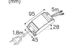 Heatspot G2 Kit Bastu 2700K 6x0,4W Borstad Stål IP44
