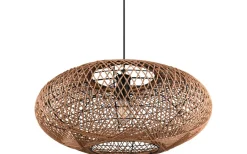 Hedda Takpendel 52cm E27 matt svart/sisal