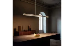 Helios Takpendel LED 82,5-130cm kaffebrun