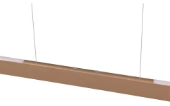 Helios Takpendel LED 100cm kaffebrun