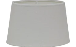 Herringbone Lampskärm Oval 20cm Offwhite