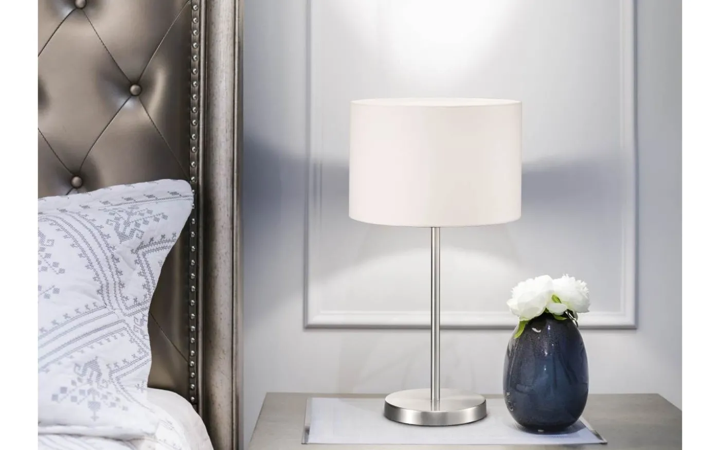 Hotell Bordslampa 55cm E27 vit