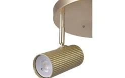 Hubble Takspotlight 3L 25cm Borstad Mässing