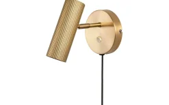 Hubble Vägglampa Mässing