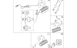 Hubble Vägglampa Mässing
