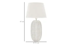 Hybrid Bordslampa 65cm Vit