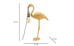 Icona Bordslampa Flamingo 59cm Guld