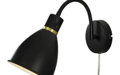 Idre Vägglampa Svart