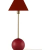 Iris Bordslampa 51cm Burgundy