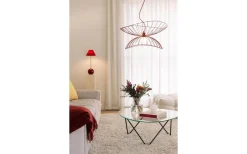 Iris Bordslampa 51cm Burgundy