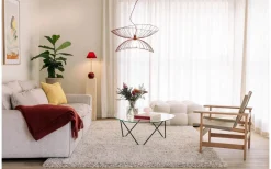 Iris Bordslampa 51cm Burgundy