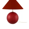 Iris Bordslampa 39cm Burgundy