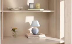 Iris Portabel Bordslampa 23cm Duvblå