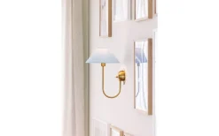 Iris Vägglampa Duvblå