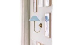 Iris Vägglampa Duvblå