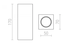 Jack SQ S17 Takspotlight Gips GU10