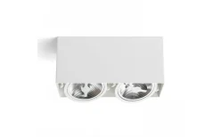 James II Takspotlight 29cm LED 2x15W 3000K Matt Vit