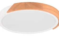 Jano Plafond LED matt vit/trä