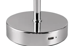 Jeff Bordslampa LED krom uppladdningsbar