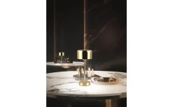 Jeff Bordslampa LED polerad mässing, uppladdningsbar