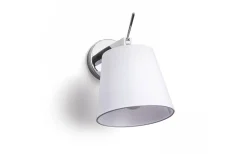 Jersey Vägglampa Vit/Krom E27