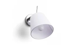 Jersey Vägglampa Vit/Krom E27