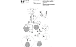 Julietta Plafond 50cm Krom IP44