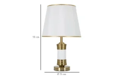 Jupiter Bordslampa 52cm Vit/Guld