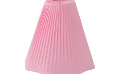 Karin Plisserad Toppringskärm Ø25cm Satin Dimrosa