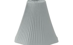 Karin Plisserad Toppringskärm Ø25cm Satin Grå